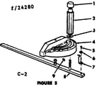 Craftsman 11324280 miter gauge assembly diagram