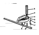 Craftsman 11324281 miter gauge assembly diagram