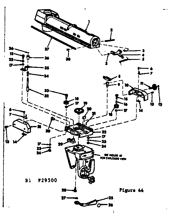 Radial arm assembly
