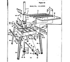 Craftsman 11329500 base and leg assembly diagram