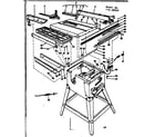 Craftsman 11329950 table assembly diagram