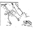 Craftsman 53681993 handle assembly diagram
