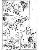 Engine and wheel assembly