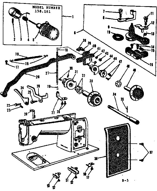 Zigzag guide assembly