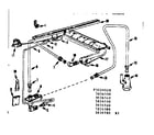 Kenmore 1033036540 burner section diagram