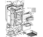 Kenmore 1033036541 body section diagram