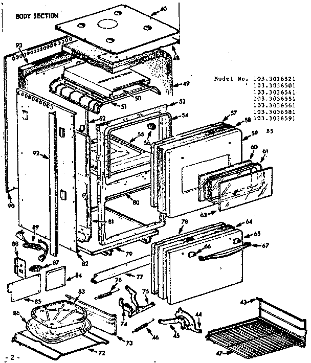 Body section
