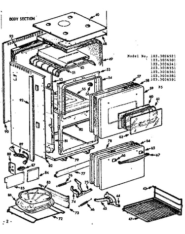 Body section