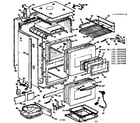 Kenmore 1033076540 body section diagram