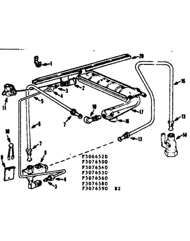 Burner section