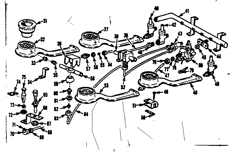 Burner section