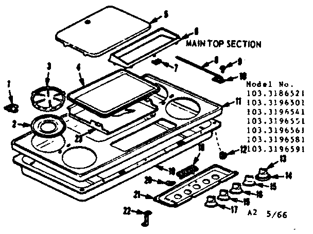 Main top section
