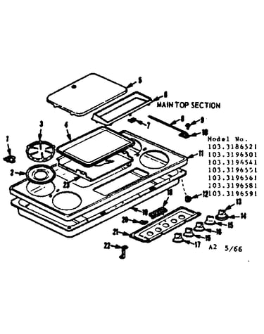 Main top section