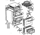 Kenmore 1034056550 body section diagram