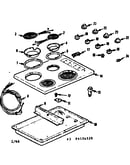 Counter top and element section
