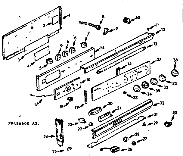 Backguard section