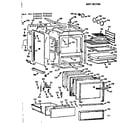 Kenmore 1039486600 body section diagram