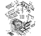 Kenmore 1197136630 body section diagram