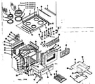 Kenmore 119950630 body section diagram