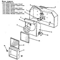 Kenmore 15554042 ductless range hood diagram
