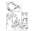 Kenmore 1106607401 machine sub-assembly diagram