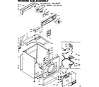 Kenmore 1106607410 machine sub-assembly diagram