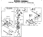 Kenmore 1106607410 burner assembly diagram