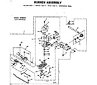 Kenmore 1106607410 burner assembly diagram