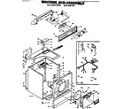 Kenmore 1106607600 machine sub-assembly diagram