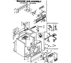 Kenmore 1106607700 machine sub-assembly diagram