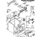 Kenmore 1106607710 machine sub-assembly diagram