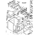 Kenmore 1106607911 machine sub-assembly diagram