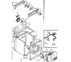 Kenmore 1106608400 machine sub-assembly diagram