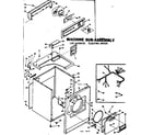 Kenmore 1106608410 machine sub-assembly diagram