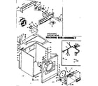 Kenmore 1106608501 machine sub-assembly diagram