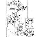 Kenmore 1106608600 machine sub-assembly diagram