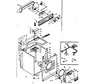 Kenmore 1106608601 machine sub-assembly diagram