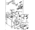 Kenmore 1106608700 machine sub-assembly diagram