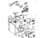 Kenmore 1106608701 machine sub-assembly diagram