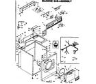 Kenmore 1106608710 machine sub-assembly diagram