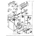 Kenmore 1106608802 machine sub-assembly diagram