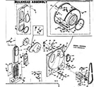 Kenmore 1106608810 bulkhead assembly diagram