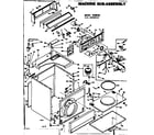 Kenmore 1106608910 machine sub-assembly diagram