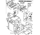 Kenmore 1106608921 machine sub-assembly diagram