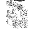 Kenmore 1106608931 machine sub-assembly diagram
