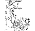 Kenmore 1106617240 machine sub-assembly diagram