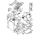 Kenmore 1106617700 machine sub-assembly diagram