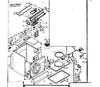 Kenmore 1106617710 machine sub-assembly diagram