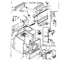 Kenmore 1106617800 machine sub-assembly diagram
