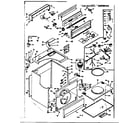Kenmore 1106617811 machine sub-assembly diagram